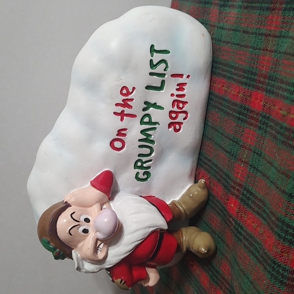 On the GRUMPY LIST again! Snow White Garden Rock by Disney Snowbank Decor - Picture 6 of 6